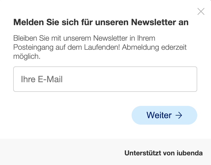 Opt-In Booster Screenshot