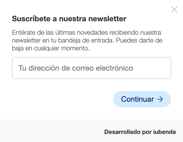 Opt-In Booster Screenshot