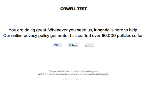 Orwell Test