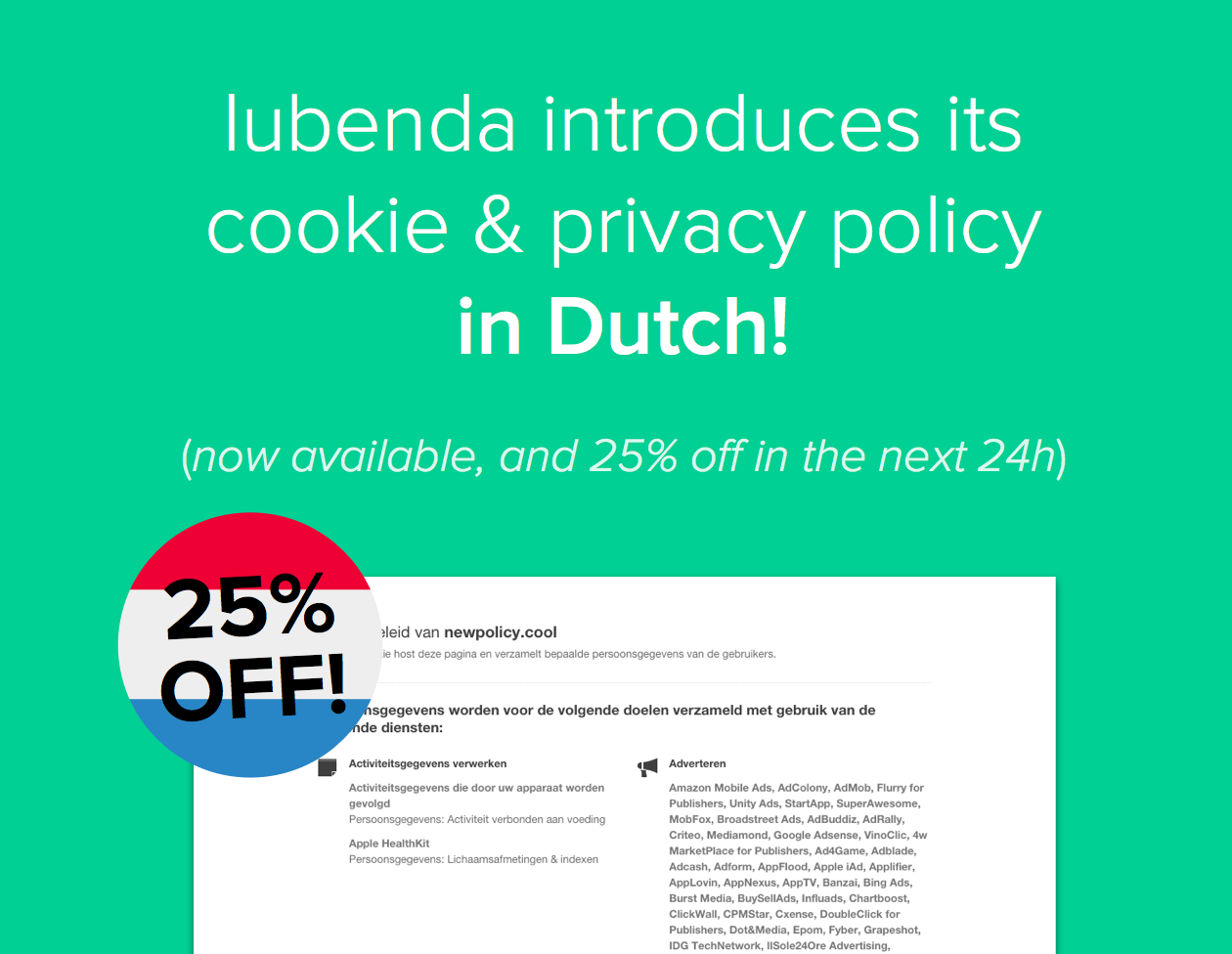 privacy policy generator dutch