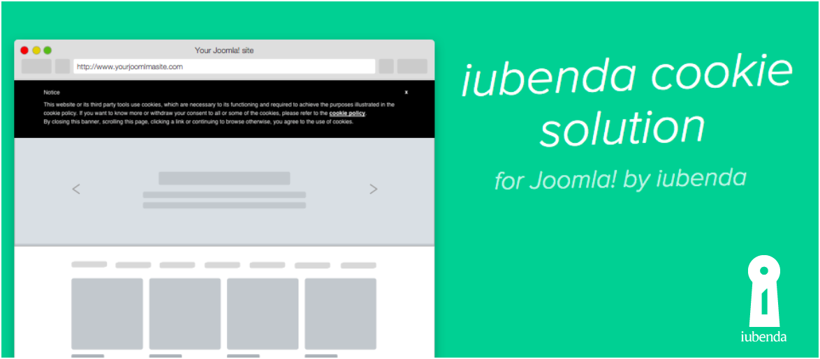 iubenda Cookie Solution - Plugin per Joomla!