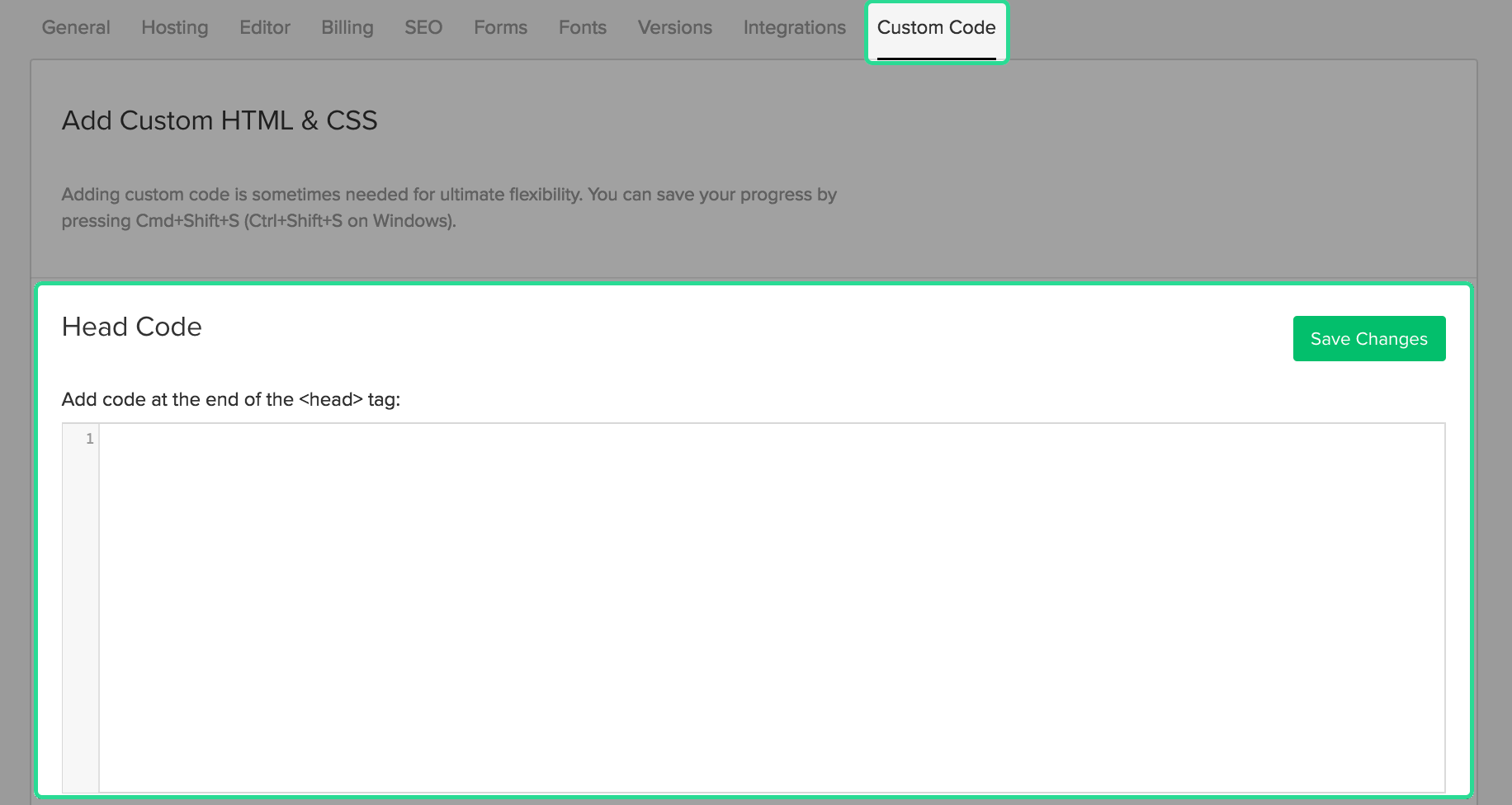 Webflow Head Code
