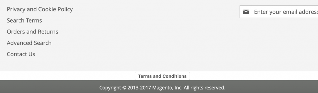Como adicionar Termos e Condições no Magento