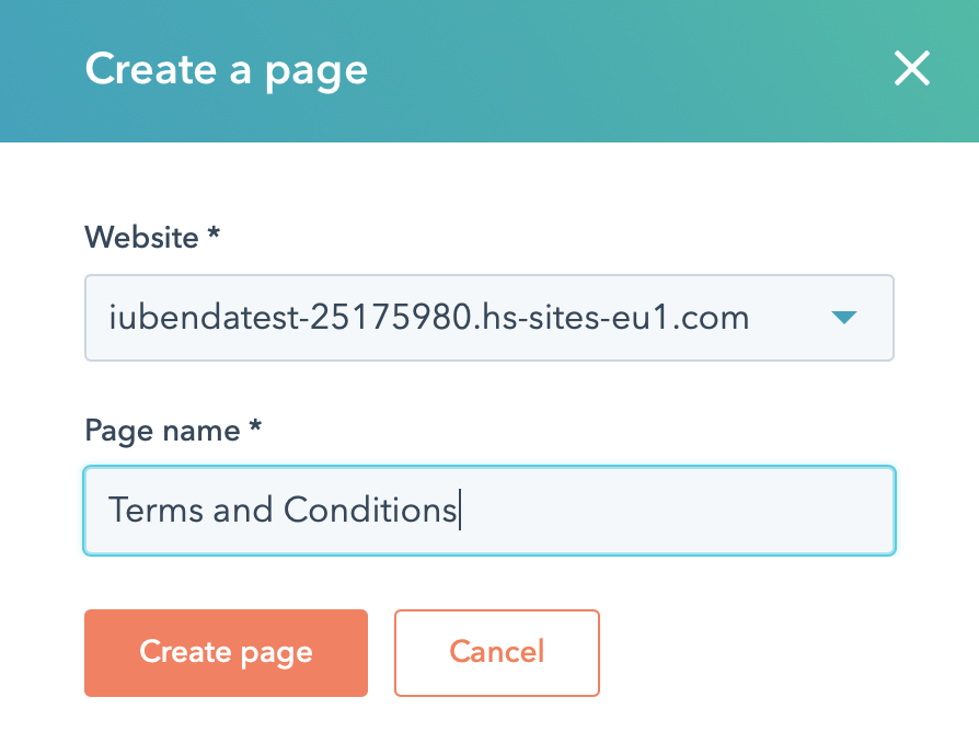 Come aggiungere Termini e Condizioni a HubSpot