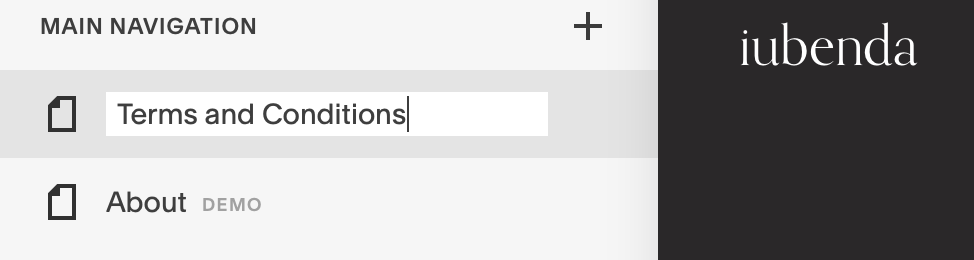 Wie man AGBs auf Squarespace einfügt