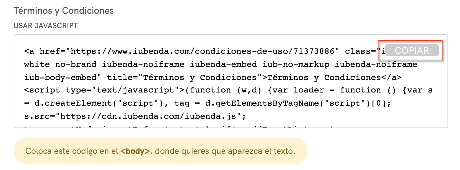 Cómo añadir un documento de Términos y Condiciones en Wix 