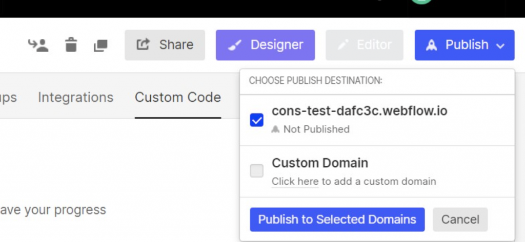 La Consent Solution iubenda pour Webflow