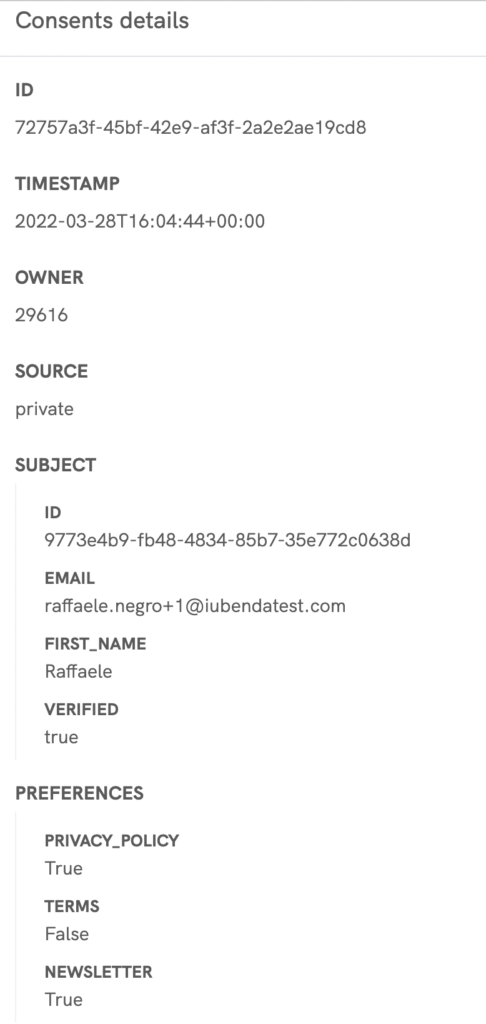 Intégration de Make (Integromat) et de la Consent Solution iubenda 