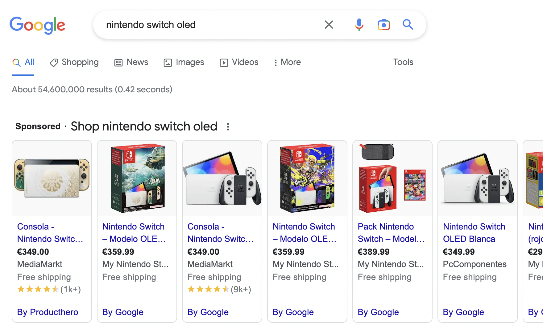 Product Listing Ads