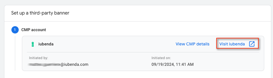 GTM google iubenda