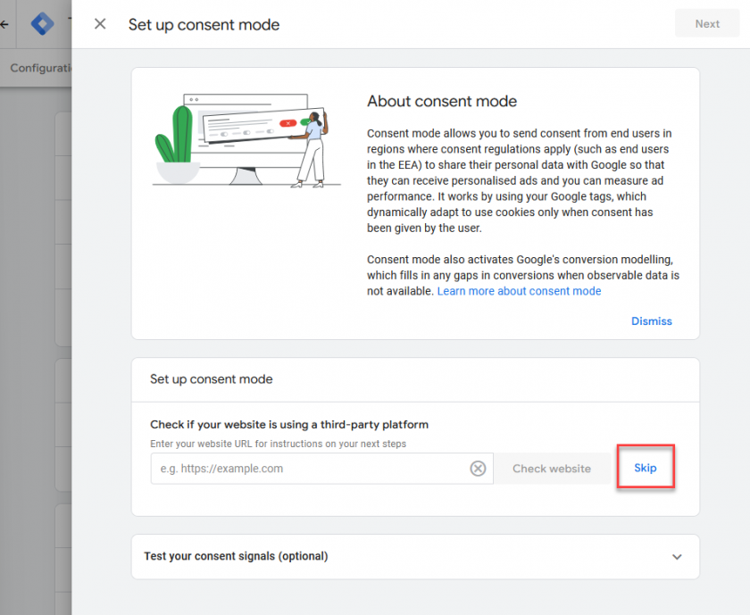 GTM google iubenda