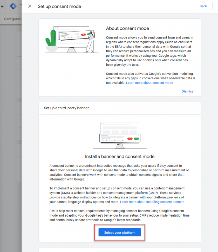 GTM google iubenda