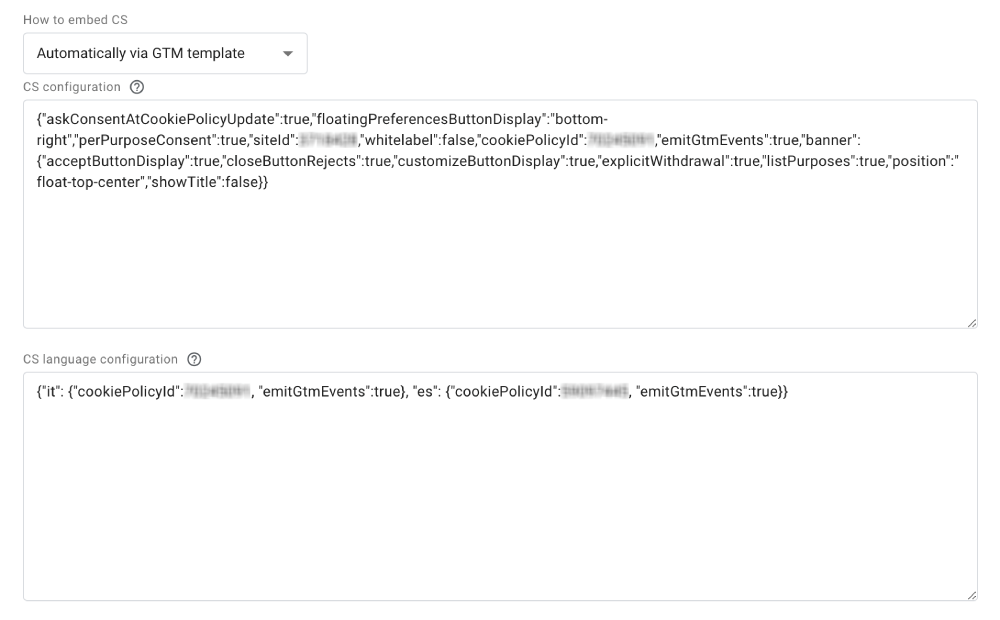 gtm mehrsprachig lang Parameter