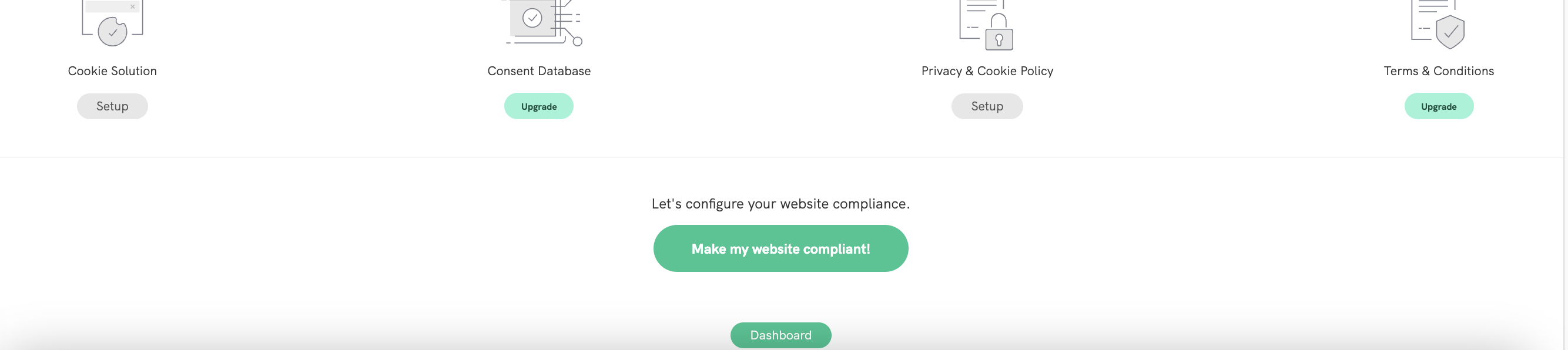Gør din hjemmeside compliant med iubenda i Duda