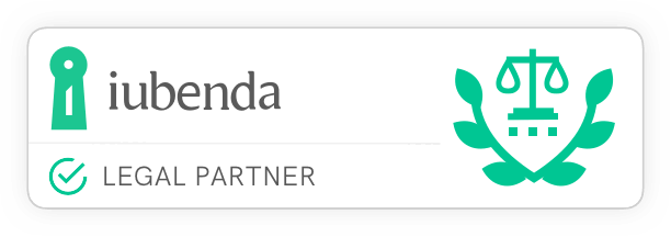 iubenda Certified Legal
Partner