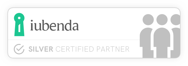 iubenda Certified Sil- ver Partner