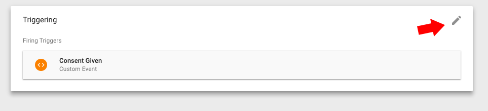 add form trigger to tag