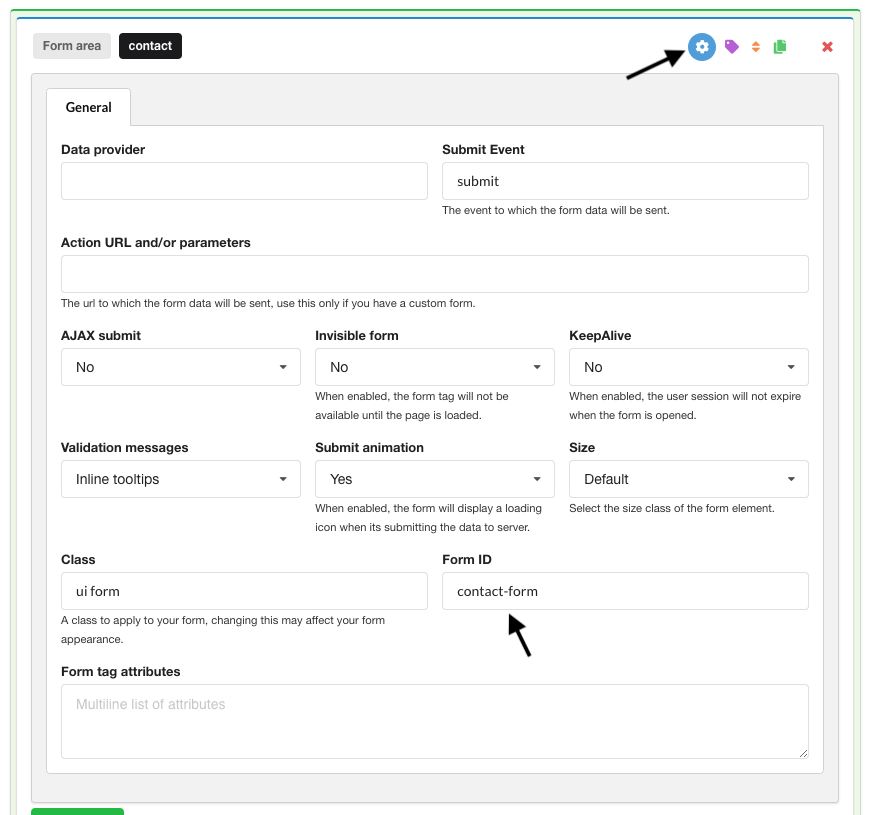 ChronoForms for Joomla! - Form configuration