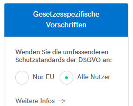 GDPR and EU standards