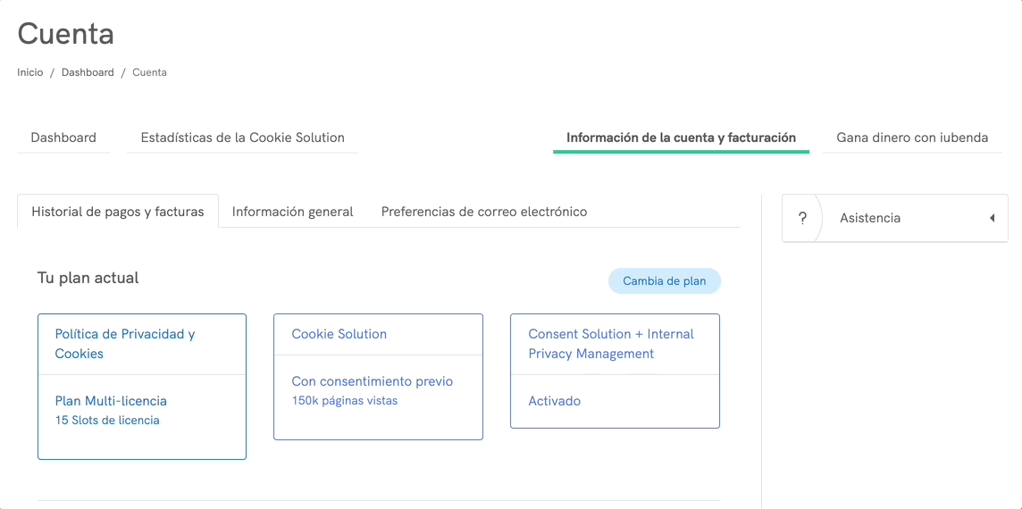 Come eliminare il proprio account iubenda