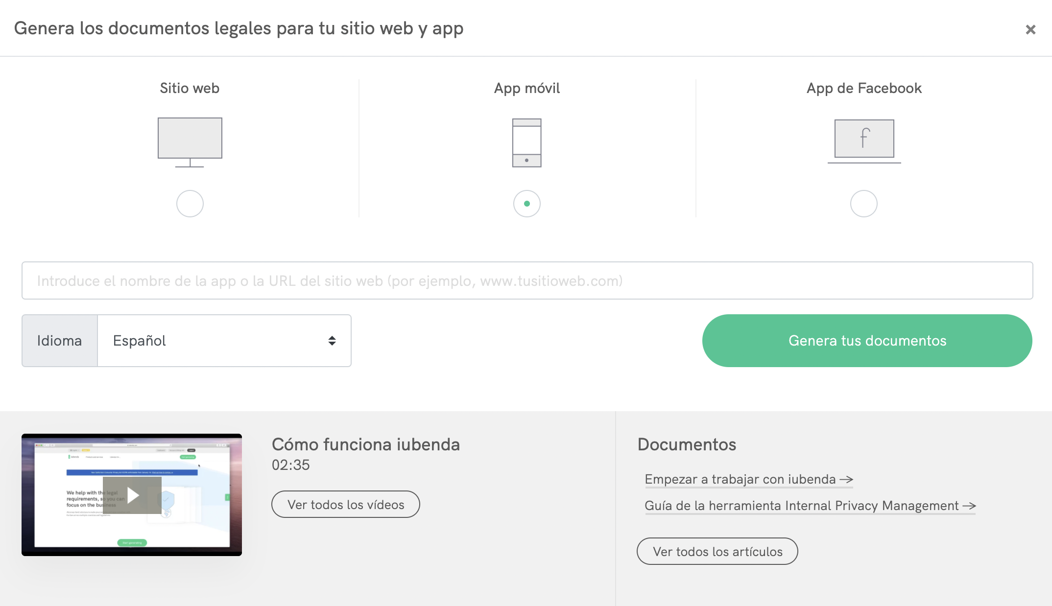 Getting started with the generator