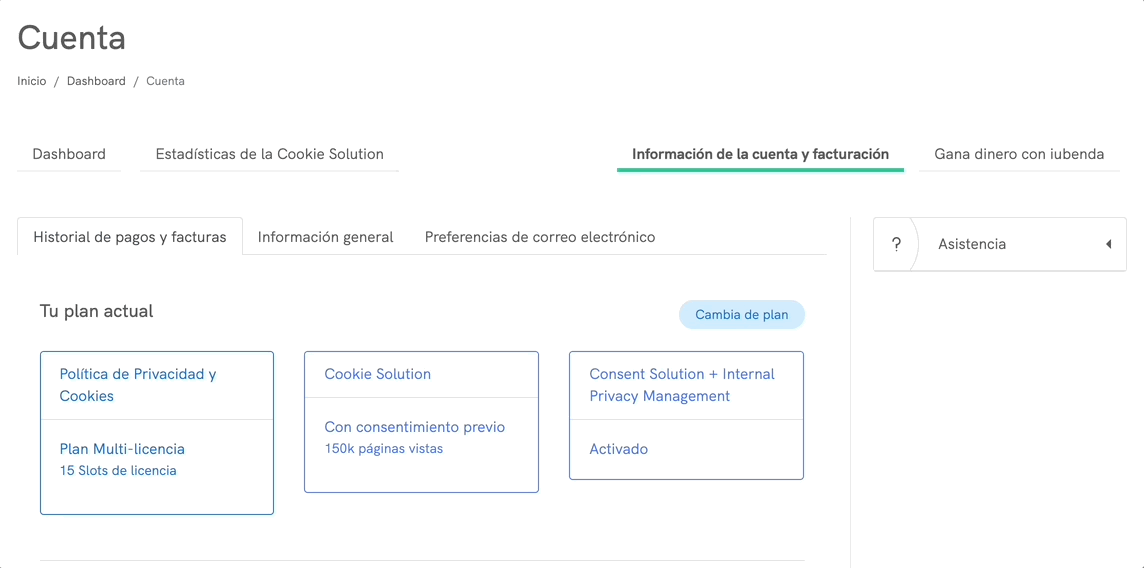Review invoicing info