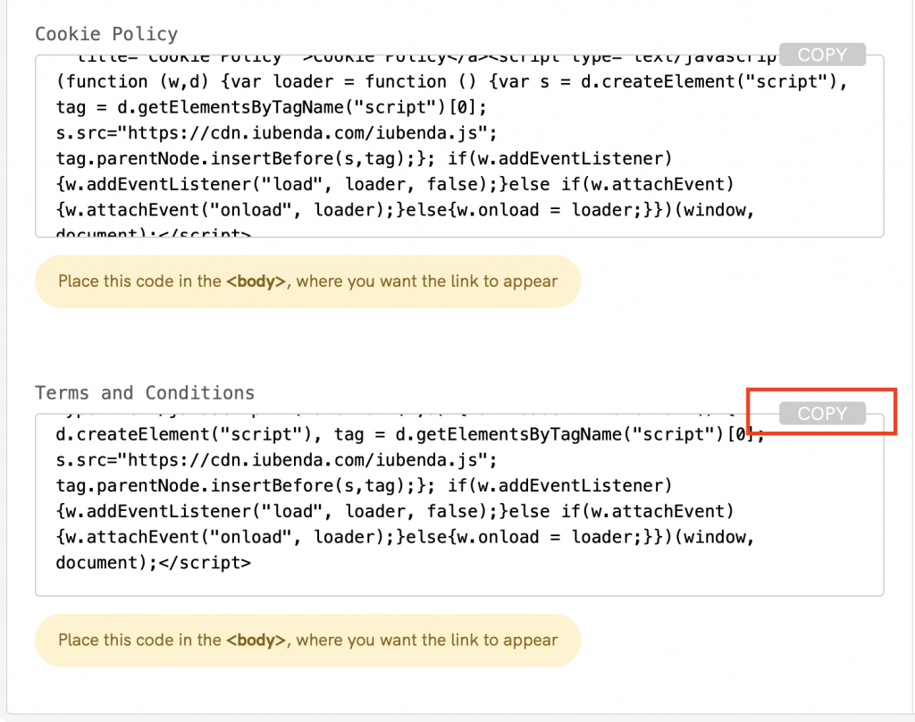 Terms and Conditions for WooCommerce stores