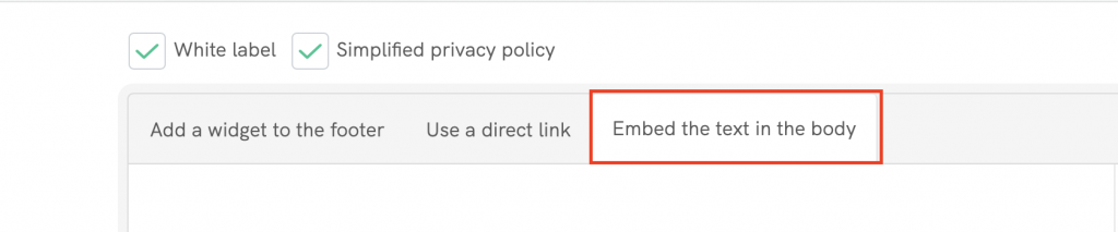 Cómo añadir un documento de Términos y Condiciones en Weebly