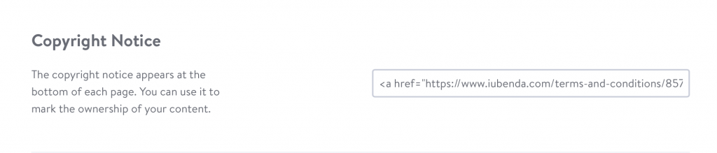 How to add Terms and Conditions on Jimdo