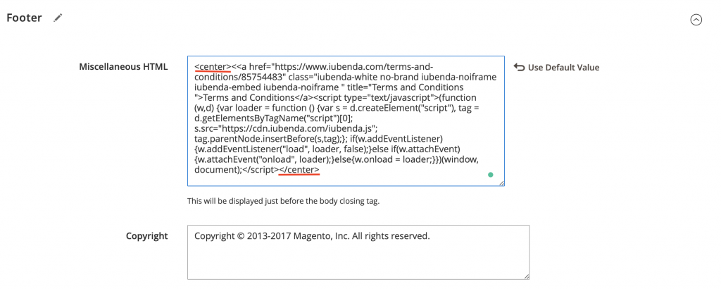 How to add Terms and Conditions on Magento