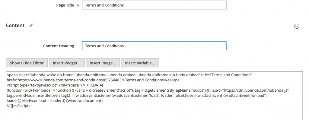 How to add Terms and Conditions on Magento