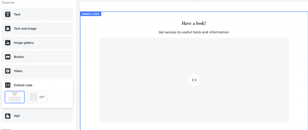 Cómo añadir un documento de Términos y Condiciones en Weebly