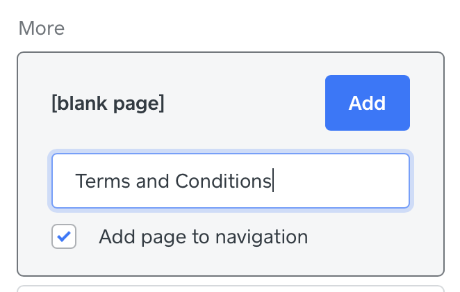 Cómo añadir un documento de Términos y Condiciones en Weebly