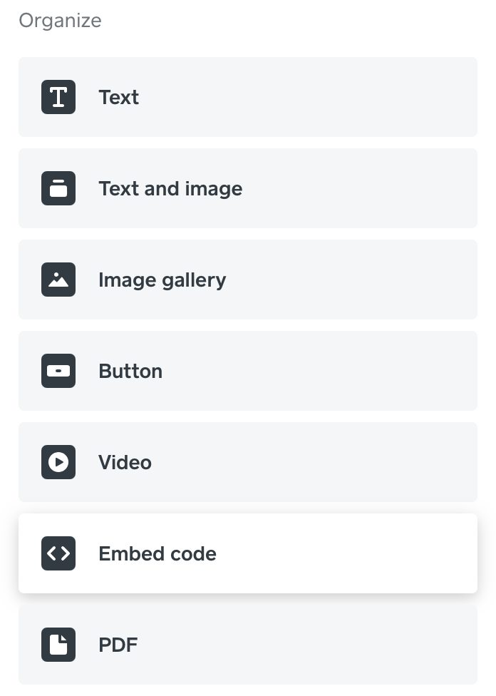 Cómo añadir un documento de Términos y Condiciones en Weebly
