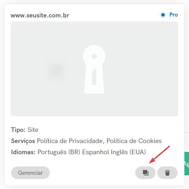 Duplique um site existente