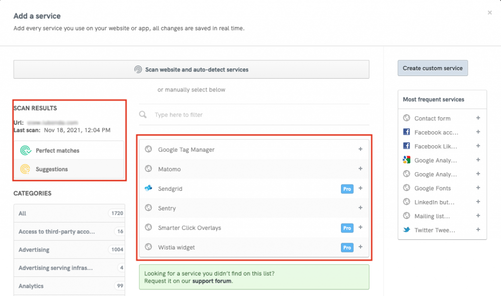 site-scanner generator