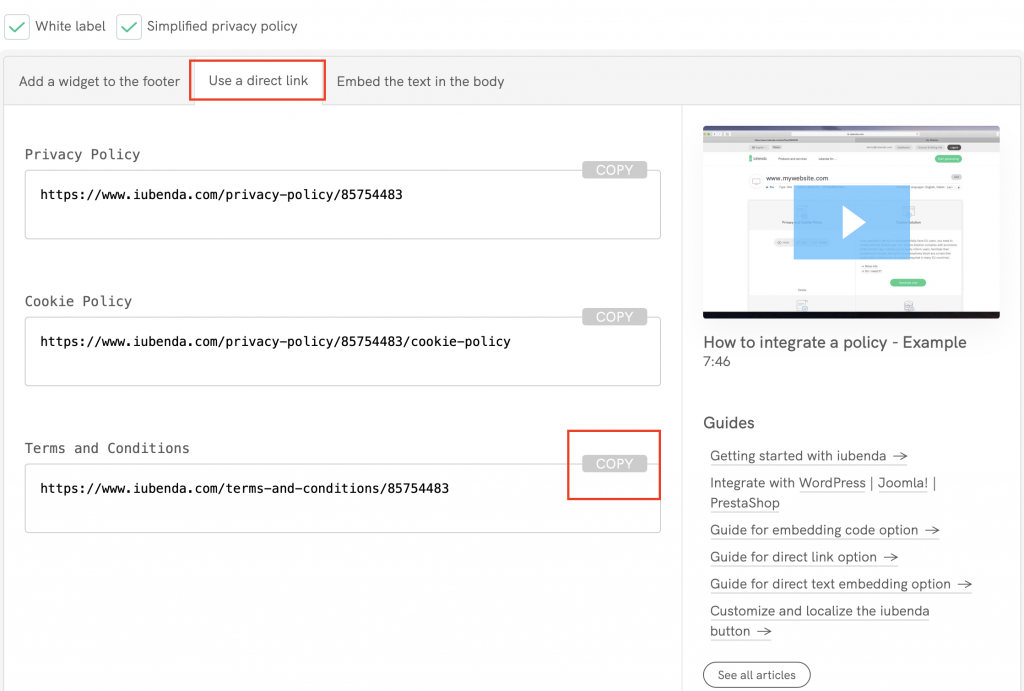 How to add Terms and Conditions on Shopify