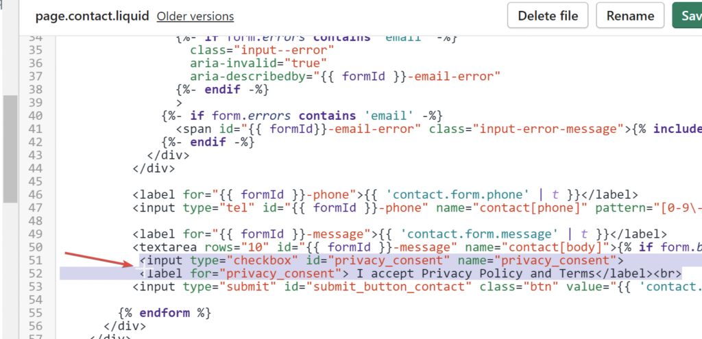 Come aggiungere la Consent Solution a Shopify