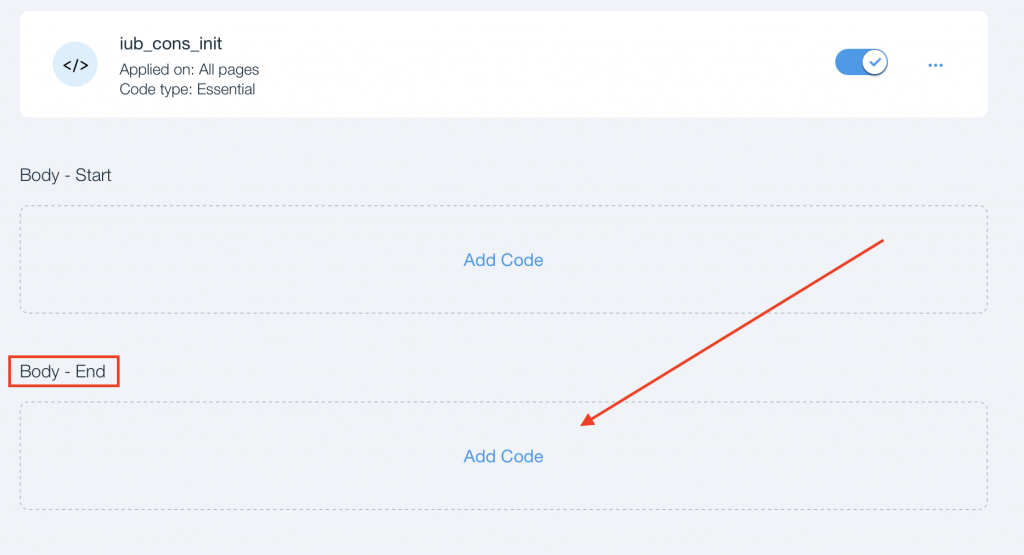 Consent Solution for Wix