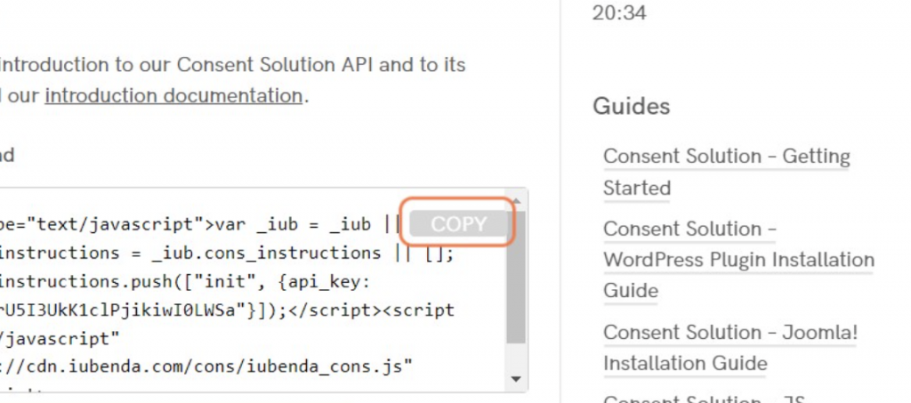 Consent Solution for Webflow
