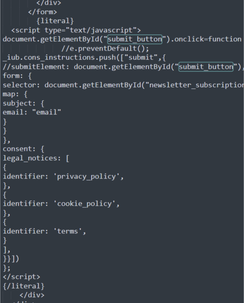How to add Consent Solution on Prestashop