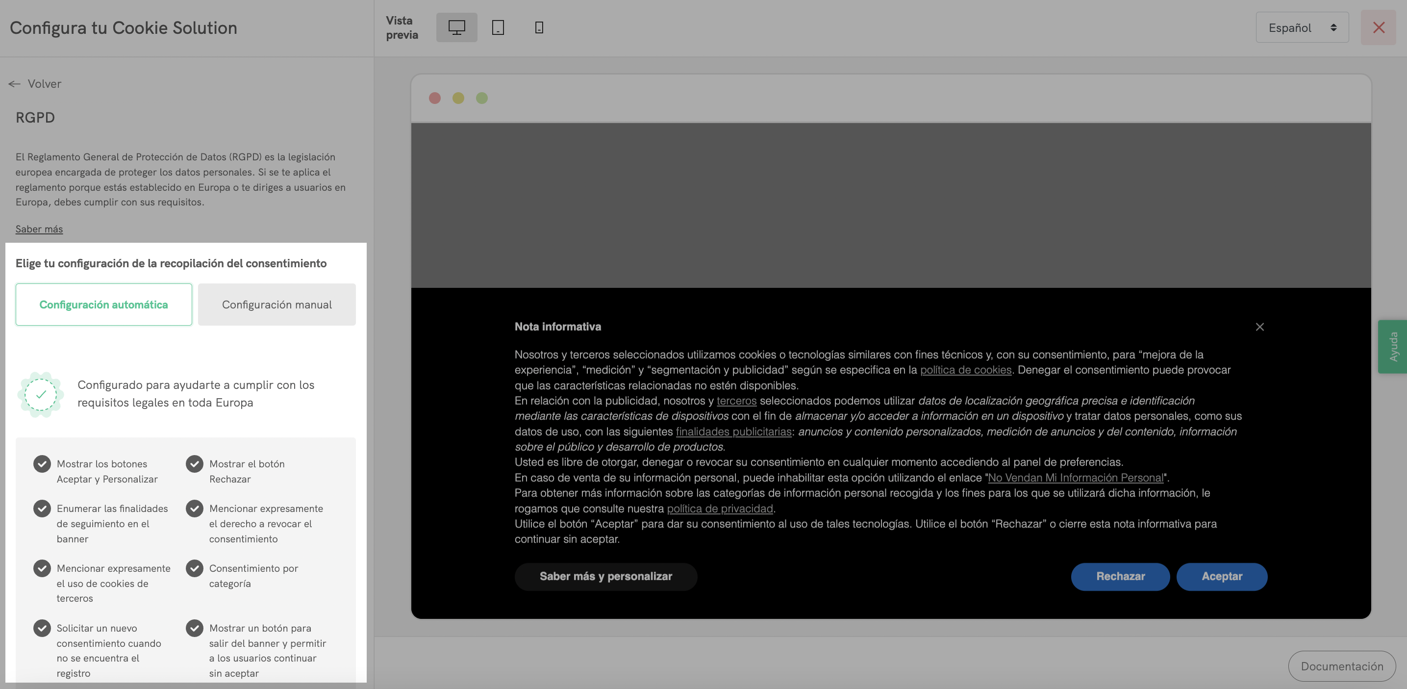 Reclamaciones sobre cookies de NOYB