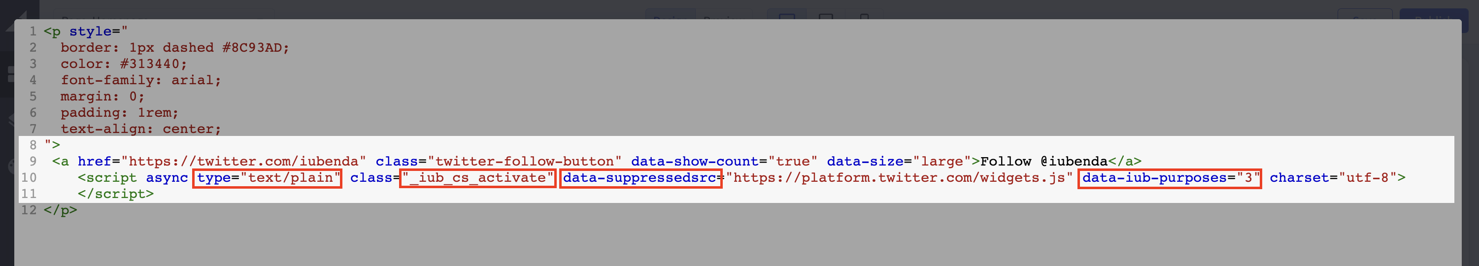 Prior blocking checkbox - Flow page