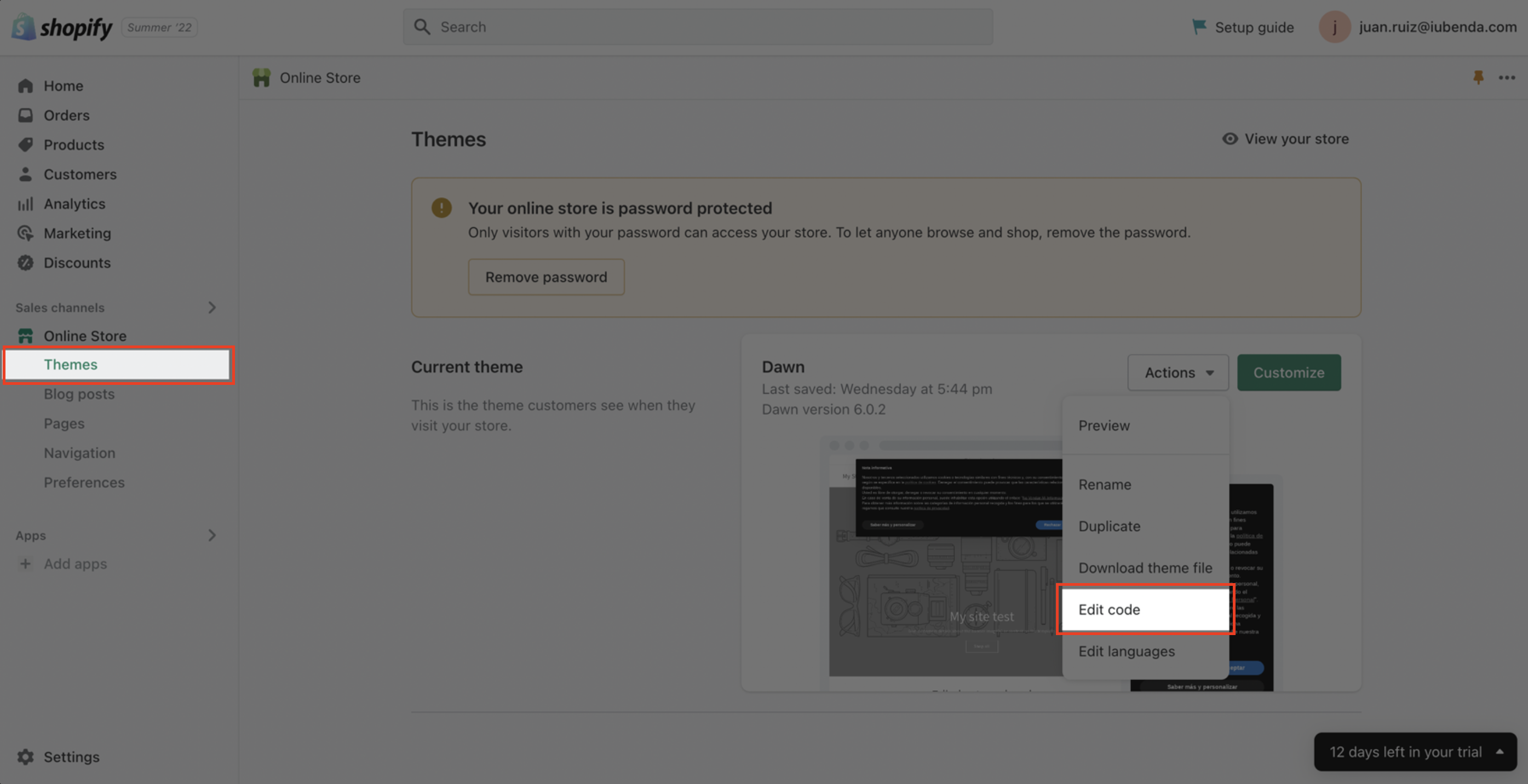 Prior blocking checkbox - Flow page