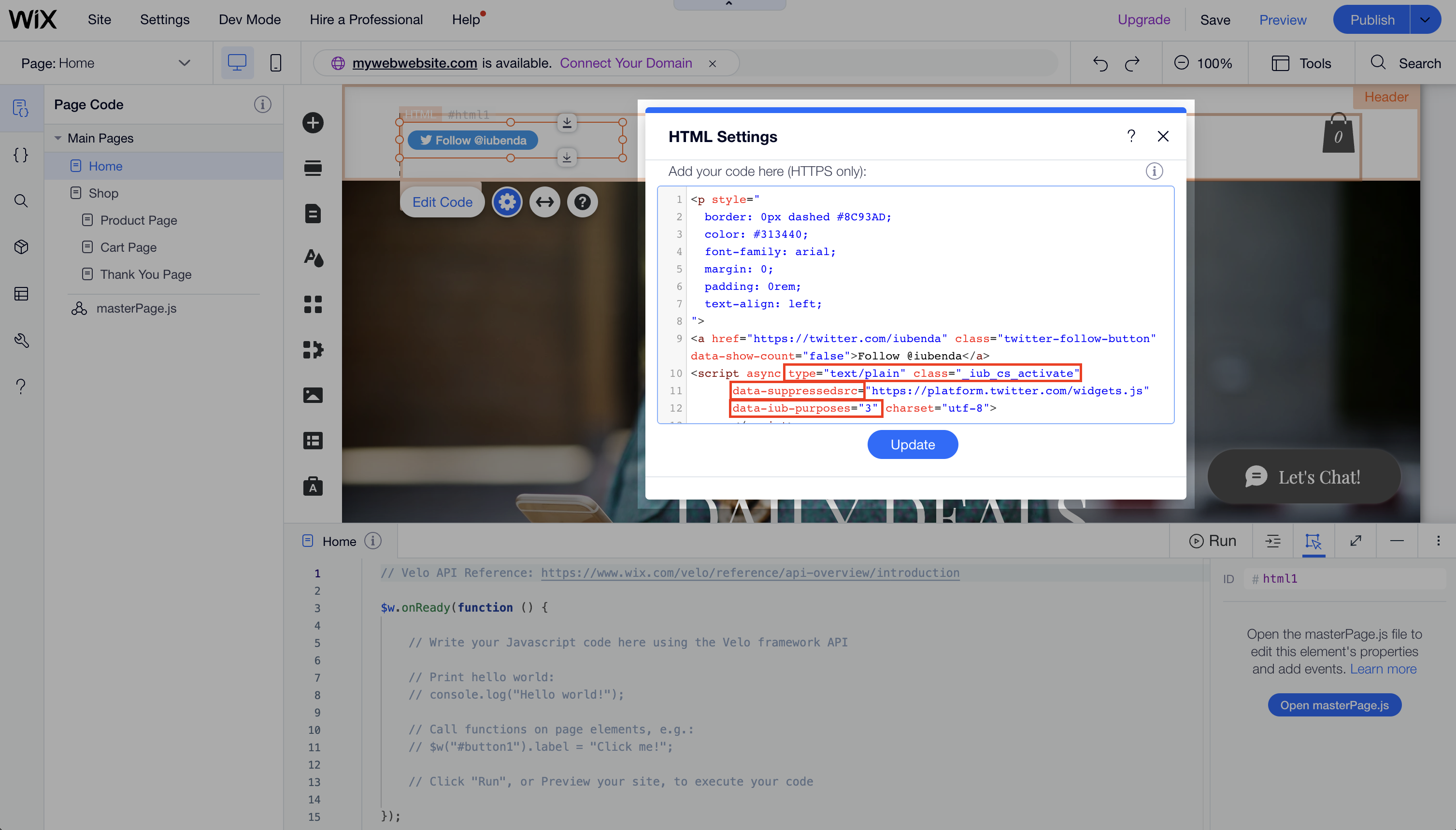 Prior blocking checkbox - Flow page