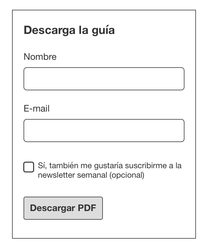 Newsletter - Consent