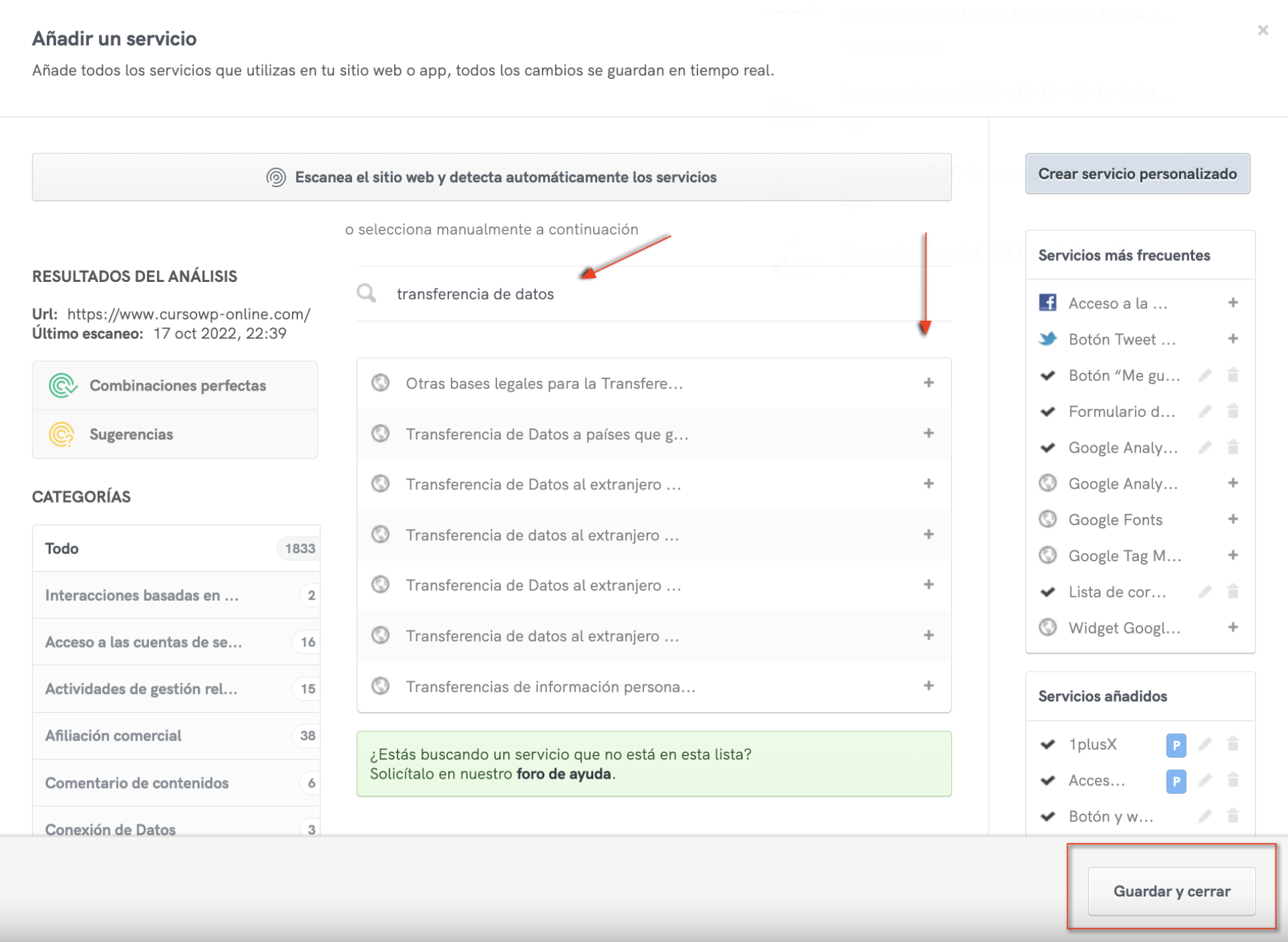 Transferencia de datos