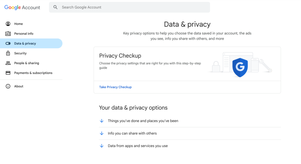 how to remove your information from google