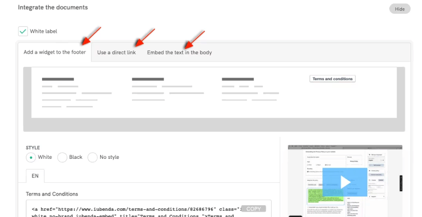 free cookie policy generator timeline3