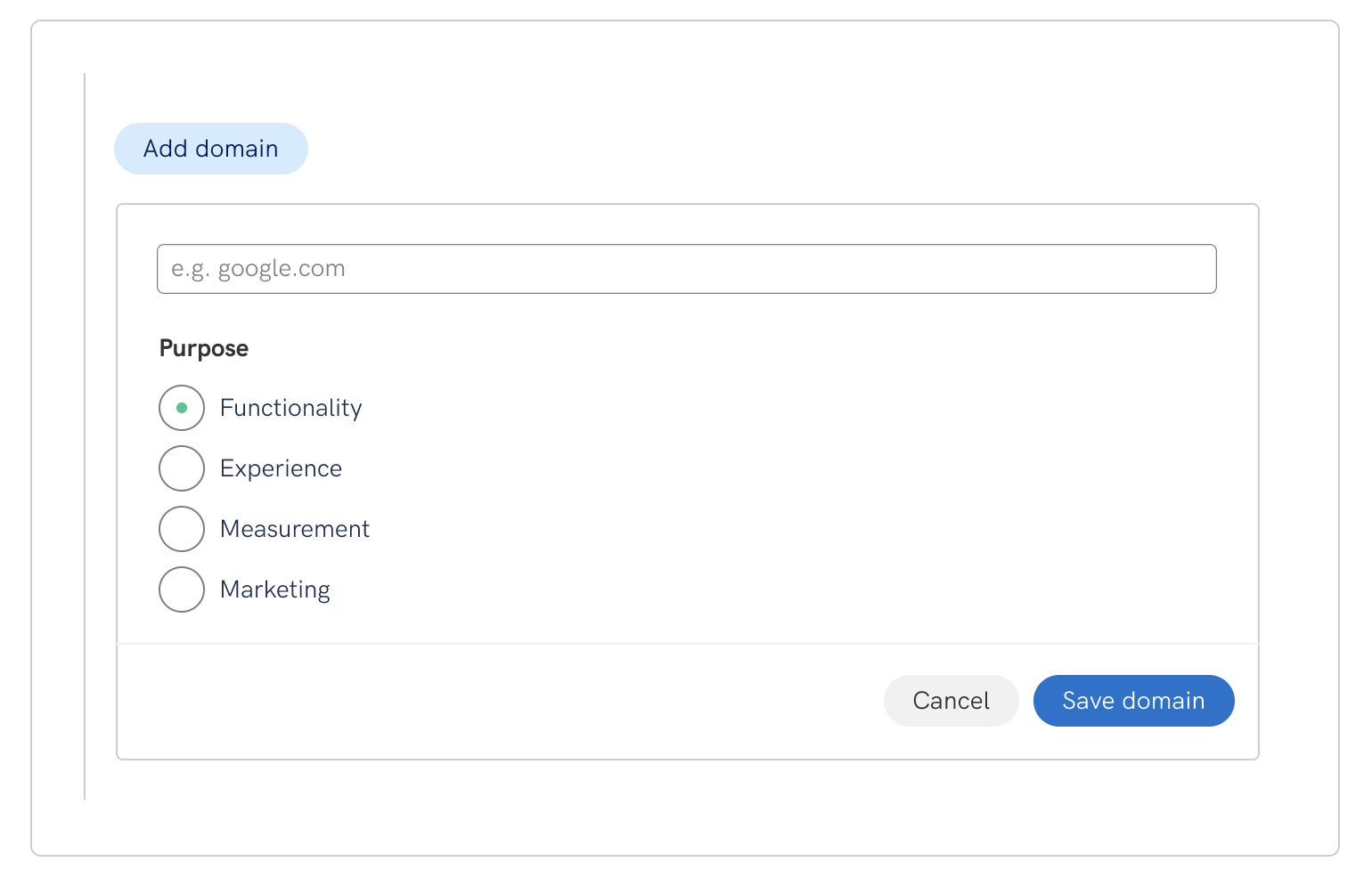 block custom domains purposes
